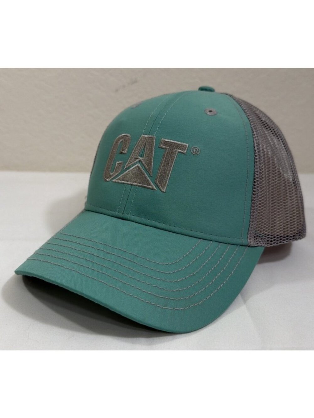 Green/Gray Holt of California Mesh Snapback Cat Cap